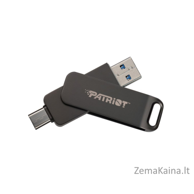 Patriot Rage R550 128GB Dual USB A+C, Alu, 100MBs 3