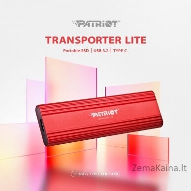 Patriot Transporter LT 2TB USB3.2 Type-C SSD 1000 MB/s Aluminium 4