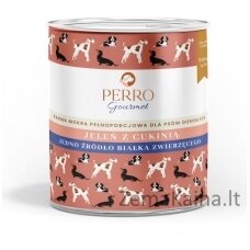 PERRO Gourmet Deer with zucchini - wet dog food - 800g