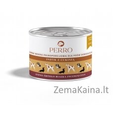 PERRO Turkey with zucchini - šlapias maistas šunims - 410g