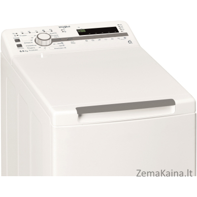 Per viršų pakraunama skalbimo mašina WHIRLPOOL TDLR 65230SS EU/N 2