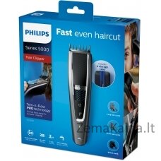 Plaukų kirpimo mašinėlė Philips 5000 series HC5650/15 Black, Silver