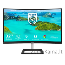 Philips E Line 325E1C/00 kompiuterio monitorius 80 cm (31.5") 2560 x 1440 pikseliai Quad HD LCD Juoda