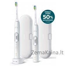 Philips Sonicare HX6877/34 electric toothbrush Adult Sonic toothbrush Silver, White