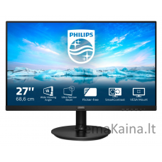 Philips V Line 271V8L/00 LED display 68,6 cm (27") 1920 x 1080 pikseliai „Full HD“ Juoda