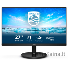 Philips V Line 272V8LA/00 kompiuterio monitorius 68,6 cm (27") 1920 x 1080 pikseliai „Full HD“ LED Juoda