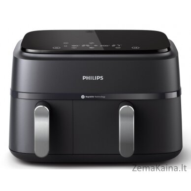 Philips 3000 series NA351/00 Dviejų krepšelių gruzdintuvė 1