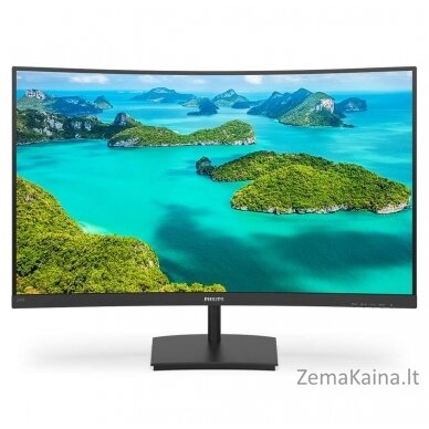 Philips E Line 241E1SCA/00 kompiuterio monitorius 59,9 cm (23.6") 1920 x 1080 pikseliai „Full HD“ LCD Juoda