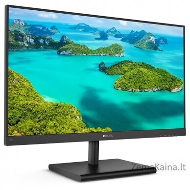 Philips E Line 245E1S/00 LED display 60,5 cm (23.8") 2560 x 1440 pikseliai 2K Ultra HD LCD Juoda 5