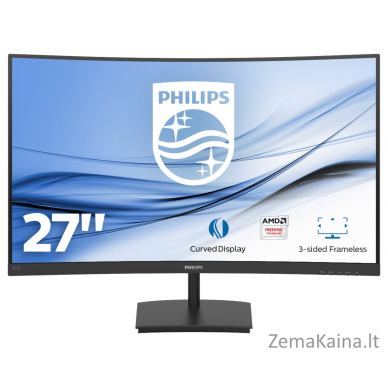 Philips E Line 271E1SCA/00 LED display 68,6 cm (27") 1920 x 1080 pikseliai „Full HD“ LCD Juoda