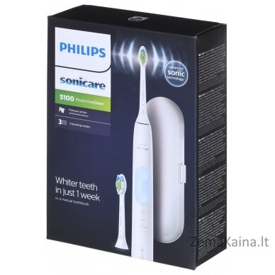 Philips Sonicare Įmontuotas spaudimo jutiklis, elektrinis dantų šepetėlis „Sonic“ 15