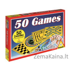 PIATNIK Rinkinys 50 žaidimų (Latvių, Rusų kalba)