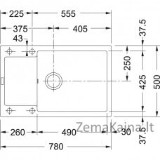 Plautuvė FRANKE MRG 611-78 XL 114.0479.030