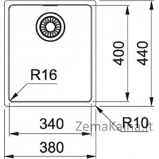 Plautuvė Franke MRX 210-34 127.0531.915