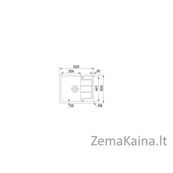 Plautuvė S2D 611-62 Carbon 143.0616.339