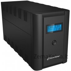 PowerWalker VI 2200 LCD/FR Dviguba konversija (prisijungus) 2,2 kVA 1200 W 4 AC išvestis(ys / čių)