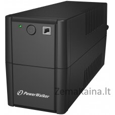 PowerWalker VI 850 SE „Line-Interactive“ 0,85 kVA 480 W 2 AC išvestis(ys / čių)