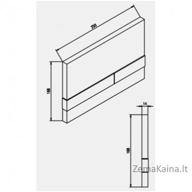 Potinkinis WC komplektas WERIT + BRILLA 174-91101300-00+100614+1703-458 4