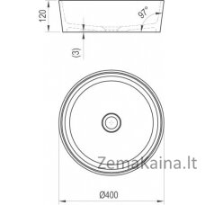 Praustuvas RAVAK Moon 1 XJN01300000