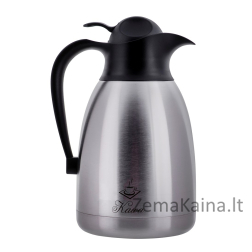 PROMIS Plieninis ąsotis 1,5 l, kavos spauda