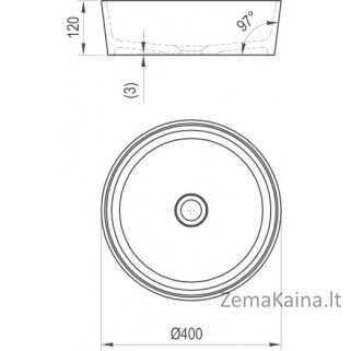 Praustuvas RAVAK Moon 1 XJN01300000 1