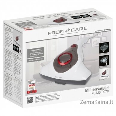 ProfiCare PC-MS 3079 handheld vacuum White Bagless 4