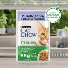 PURIINA CAT CHOW STERILIS Jagn&Ziel Fasolka 85g