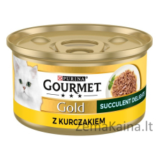 PURINA Gourmet Gold Succulent Delights Chicken - drėgno kačių ėdalo - 85g