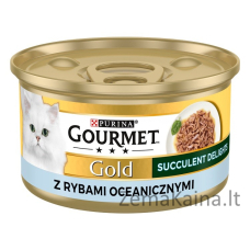 PURINA Gourmet Gold Succulent Delights Ocean fish - drėgno kačių ėdalo - 85g