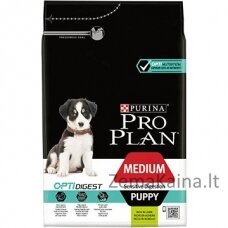 Purina PRO PLAN Medium Puppy Sensitive Optidigest  Šuniukas Ėriena 3 kg