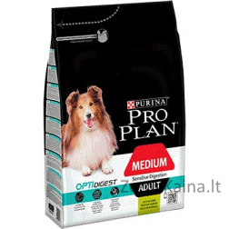 Purina Medium Adult Sensitive Digestion with OPTIDIGEST 14 kg Ėriena
