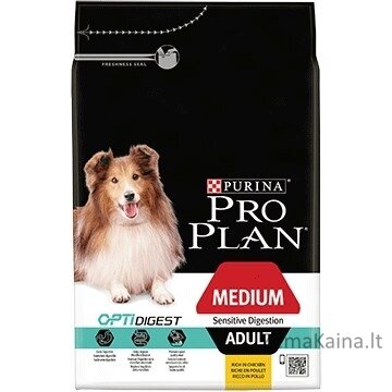 Purina Medium Adult Sensitive Digestion with OPTIDIGEST 14 kg Ėriena