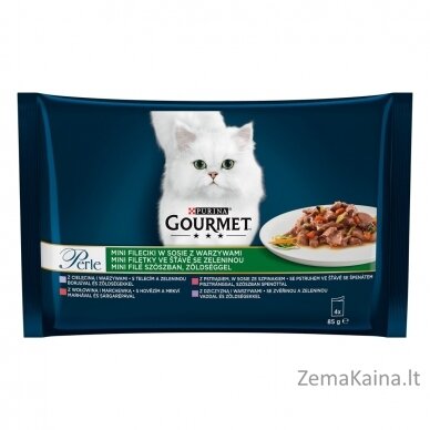 Purina GRMT PERLE GIGMV BEEF CRT šlapias kačių maistas 85 g