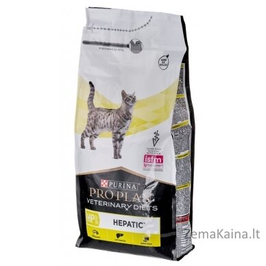 PURINA Veterinary Diets HP Hepatic Cat - sausas kačių maistas - 1,5 kg 1