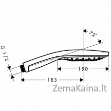 Rankinis dušas Hansgrohe Raindance Select S 28587400