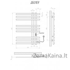 Rankšluosčių džiovintuvas Kosser Brash 800x600/9 ER laikmatis baltas