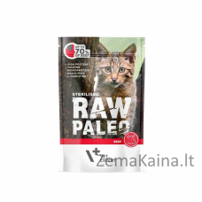 RAW PALEO Adult Cat Sterilized Beef - šlapias kačių maistas - 100 g