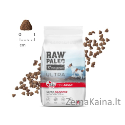 RAW PALEO Ultra Mini Adult Beef - sausas šunų maistas - 2 kg