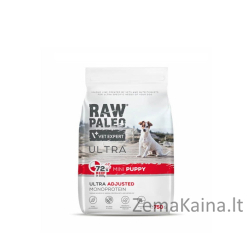 RAW PALEO Ultra Mini Puppy Beef - sausas maistas mažų veislių šuniukams - 750 g