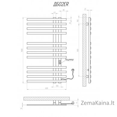 Rankšluosčių džiovintuvas Kosser Brash 1000x600/12 ER laikmatis juodas 4