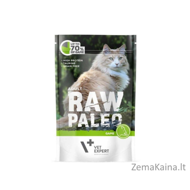 RAW PALEO Adult Cat Elniena - šlapias kačių maistas - 100 g