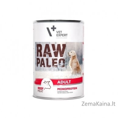 RAW PALEO Adult Monoprotein Beef - šlapias šunų maistas - 400 g