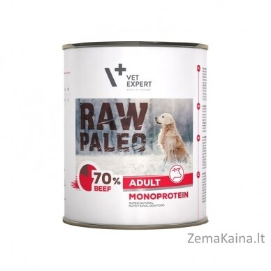 RAW PALEO Adult Monoprotein Beef - šlapias šunų maistas - 800 g