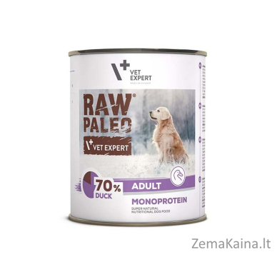 RAW PALEO Adult Monoprotein Duck - šlapias šunų maistas - 800 g