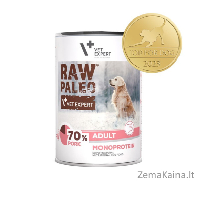 RAW PALEO Adult Monoprotein Pork - šlapias šunų maistas - 400 g