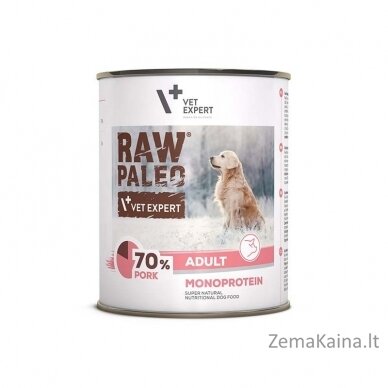 RAW PALEO Adult Monoprotein Pork - šlapias šunų maistas - 800 g