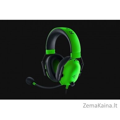 Razer BlackShark V2 X Laisvų rankų įranga Vielinis Su lankeliu Žaidimams Žalia, Juoda