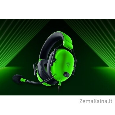 Razer BlackShark V2 X Laisvų rankų įranga Vielinis Su lankeliu Žaidimams Žalia, Juoda 3