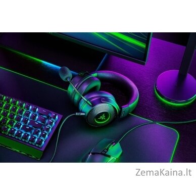 Razer Kraken V3 HyperSense Laisvų rankų įranga Vielinis Su lankeliu Žaidimams USB A tipo Juoda 4