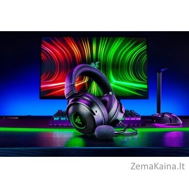 Razer Kraken V3 HyperSense Laisvų rankų įranga Vielinis Su lankeliu Žaidimams USB A tipo Juoda 5